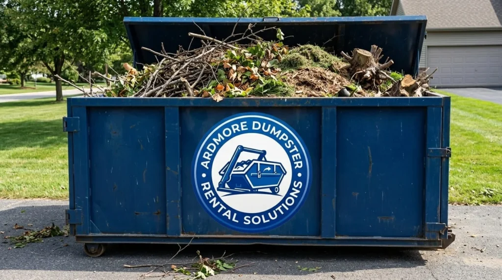 Yard Waste Dumpster Rental Ardmore-img